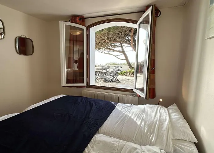 Casa de Férias Maison Confortable Face à La Mer, 7 Couchages, Terrasse, Jardin, Wifi, Parking, Animaux Acceptés - Fr-1-224b-211 *